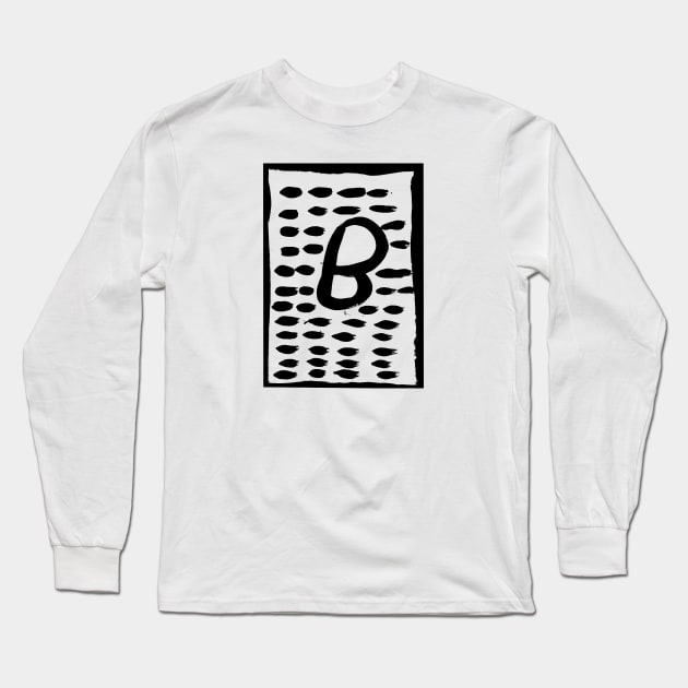 The letter B painting Long Sleeve T-Shirt by the_spiritual_view